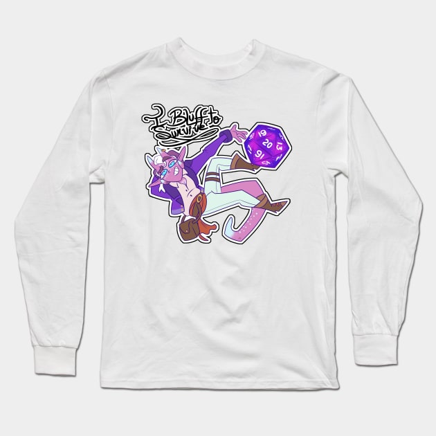 Dungeon and Dragons Bard- Anste Dragvi Design Long Sleeve T-Shirt by SedDoodle